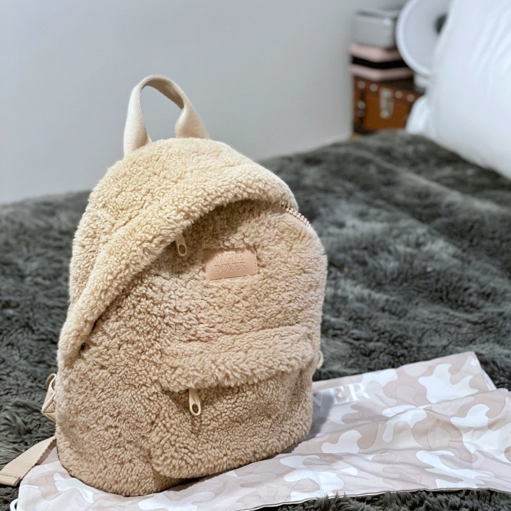 Dagne Dover Shearling Backpack *RARE*